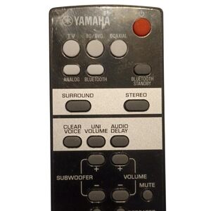 Genuine Yamaha FSR66 Sound Bar Remote Control ZJ78750